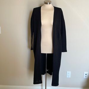Audrey 3+1 Black Long Cardigan (Size M)